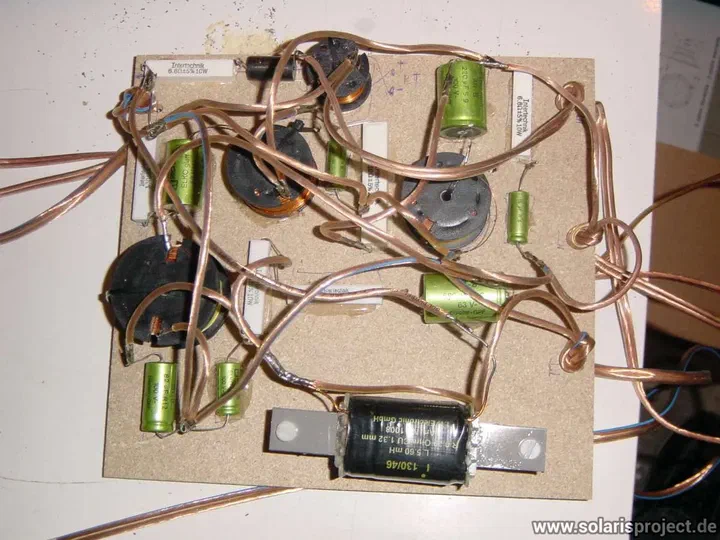 Completed crossover circuit board