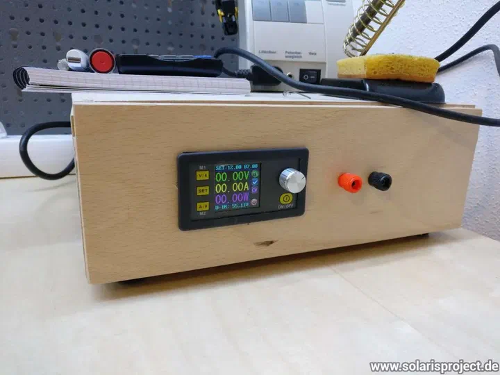 Completed DIY lab power supply