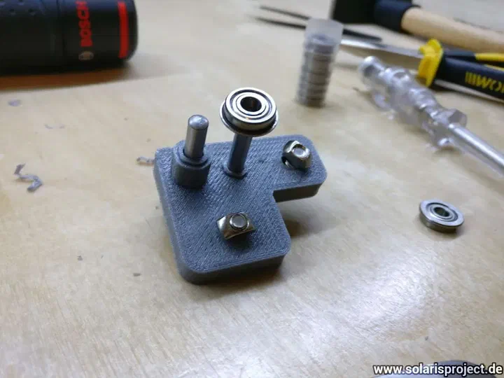 A and B idler pulleys and hardware