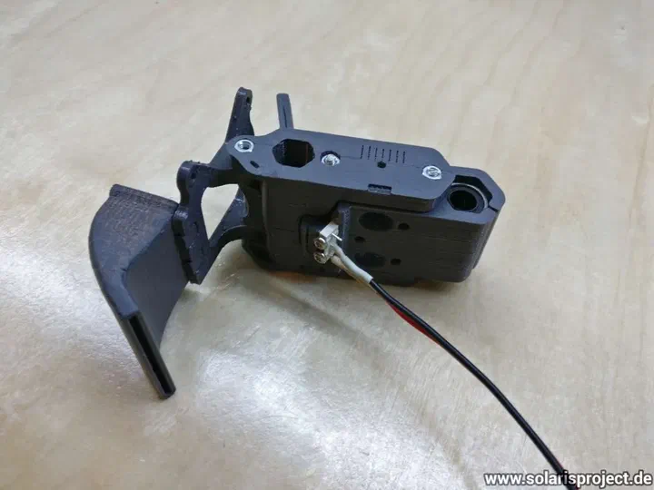 X carriage assembled with belt path visible