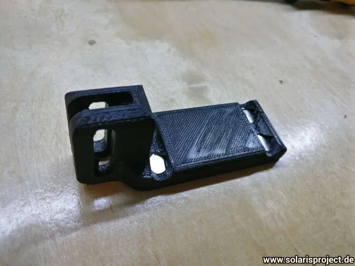 Dial indicator probing the print bed surface