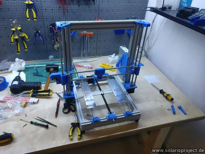AM8 mechanical assembly nearly complete