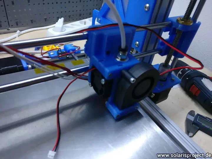 AM8 3D printer electronics installation