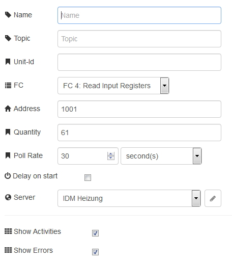 read modbus register